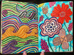 You can use your finished product for a bunch of other purposes! One Of My Favorite Finished Pages These Things Take Forever Anyone Else Use The Mindfulness Coloring Books By Emma Farrarons I Love Her Books Adultcoloring