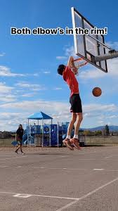 Was a beautiful day outside today to spread my wings and test out the skies  for this double elbow hang dunk!, -, #dunkademics #teamflightbrothers  #norestforgreatness #baskteball #dunk #elbow #hang ...