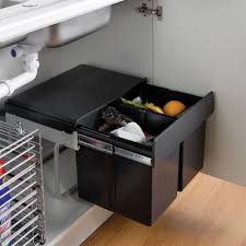 under sink bin, wesco double pull out
