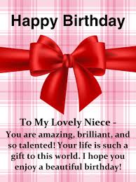 happy birthday niece messages with
