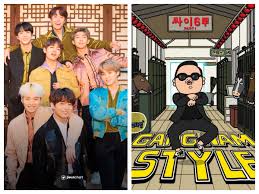 Nowadays, artists strive to make videos that eclip. Bts Dynamite Smashes Psy S Gangnam Style Record To Become Longest Charting Song By A Korean Act In Hot 100 History K Pop Movie News Times Of India
