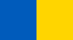 The arms showed a golden lion on a blue shield, an emblem. Ukraine Flag Colors Blue Schemecolor Com
