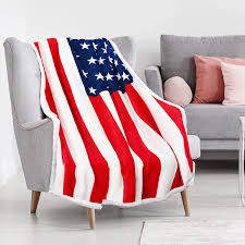 Six throw blankets with creature comfort pattern woven in 100 percent cotton on centro jacquard loom. Home Garden Details About Usa American Flag Irish Shamrock Gifts For Family Friends Sherpa Fleece Blanket Bedding