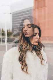 Go to the file menu, select open, locate your photo, click open.. Portrait Of Twin Sisters Double Exposure Worry Contemplation Stock Photo 169055544