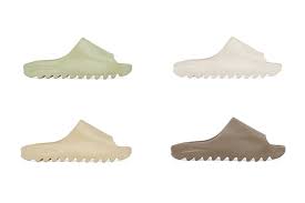All yeezys here are best quality guarantee and 100% lowest price. Adidas Yeezy Slide Off White Green Brown Restock Hypebae