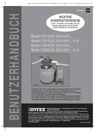 Benutzerhandbuch Sandfilterpumpe Salzwassersystem Intex Pool Shop