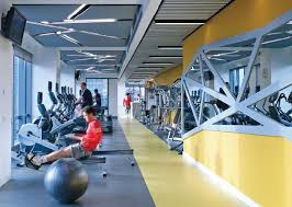 Office Gym Gym Interior Fitness Center Design Workout Rooms
