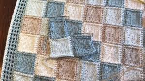 Magical Squares Blanket No Stitching Of Squares Craftsy Knitted Blanket Squares Square Blanket Knit Baby Blanket Pattern Free