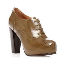 Derby nuance de marrons, la grande mode qui s'impose en france mais également aux quatre coins du monde. Fratelli Rossetti Derbies A Talon En Cuir Kaki Brandalley