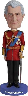 Royal Bobbles Charles III Nostalgische Limitierte Auflage Prinz Wackelkopf  13246