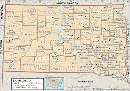 Switch to a google earth view for the detailed virtual globe and 3d buildings in many major cities worldwide. State And County Maps Of South Dakota