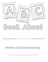 Free Alphabet Book Template Alphabet Book Abc Book Template Book Template