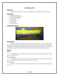 Chapter 4 shear forces and bending moments. To Determine The Deflection Of Simply Supported Beam By Using Bending Bar Apparatus Studocu