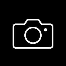 Minimal Black And White Camera Black App Iphone Photo App App Icon Design