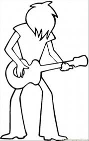 See more ideas about rockstar, rockstar games, grand theft auto. Guitarist Coloring Page For Kids Free Instruments Printable Coloring Pages Online For Kids Coloringpages101 Com Coloring Pages For Kids