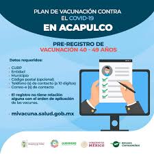 En dicha hoja aparece el folio, la fecha y hora de registro, así como el. Si Tienes De 40 A 49 Anos Gobierno Municipal De Acapulco Facebook