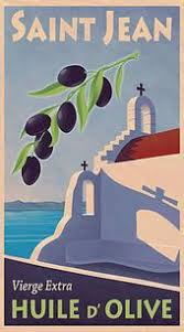 Saint Jean Olive Oil Poster By Mitch Frey In 2020 Retro Poster Travel Posters Vintage Travel Posters