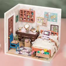 Doll House Accessories Furniture - Diy Bedroom Room House Furniture  Children Adult - Aliexpress