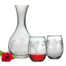 So that you can pick out the right size and style that. Susquehanna Glass 3piece Sonoma Gift Set With Round Carafe And Stemless Wine Glasses This Is Wine Glasses Stemless Wine Glasses Electric Wine Bottle Opener