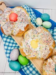 If you love the idea of easter bread, you'll want to give hot cross buns and romanian easter bread a try too! Individual Italian Easter Bread Rings Walking On Sunshine Recipes