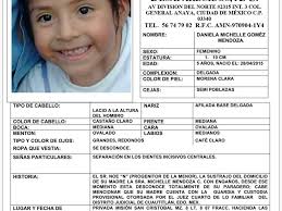 Ayúdanos a localizar a Daniela Michelle, tiene cinco años