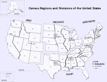 Each of the four census regions is divided into two or more census divisions List Of Regions Of The United States