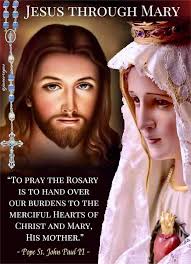 O Jesus, through the Immaculate Heart of Mary,