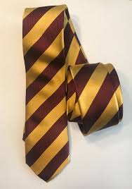 A comprehensive step by step guide on the different ways to tie a tie. Men S Burgundy Gold Tie Oakton High School Crew