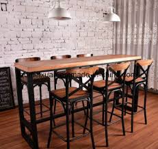 Maybe you would like to learn more about one of these? China American Wrought Iron Wood Leisure Chair Retro Bar Chairs And Tables Leisure Cafe Restaurant Bar High Chairs M X3464 China High Chair Wooden Chairs