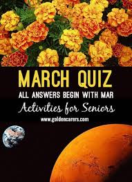 If you fail, then bless your heart. March Quiz March Activities Quiz Crafts For Seniors