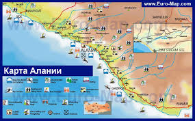 Данная карта погоды является полностью интерактивной. Karty Alanii Podrobnaya Karta Goroda Alaniya Na Russkom Yazyke S Otelyami I Dostoprimechatelnostyami Turciya