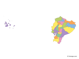 Search and share any place. Multicolor Map Of Ecuador With Provinces Free Vector Maps