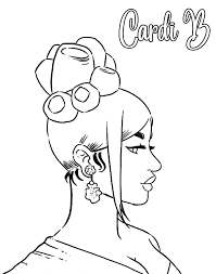 Anonymous sketch #2023 for variety our own good friends fully understand states; Wonderful Cardi B Coloring Page Free Printable Coloring Pages For Kids