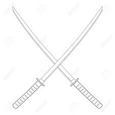 Drawn Sword Katana 11 Colorful Drawings Sword Drawing Drawing Expressions