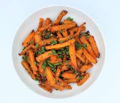Claire Au Matcha Carottes Roties Au Miel Et Au Sesame Ig Bas Carotte Roties Plat Legume Carottes Confites