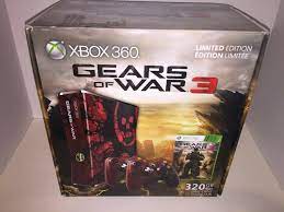 Microsoft xbox 360 s gears of war 3 limited edition 320gb red & black console. Microsoft Xbox 360 Gears Of War 3 Limited Edition 320gb Red Black Console S4k 00007 For Sale Online Ebay