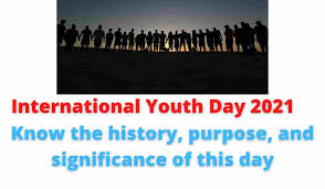 International youth day 2021 logo. Weaormqmr4y0ym
