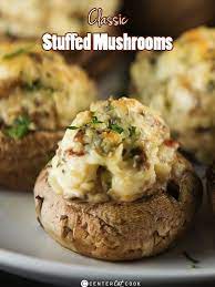 Stuffed Mushrooms Recipe Recipes Cooking Recipes Stuffed Mushrooms