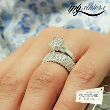 Mysilvers Alyans Yuzuk Moda Taki Elmas Nisan Yuzukleri