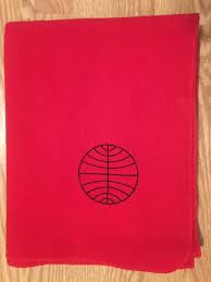 Vintage Original Pan American World Airways Pan Am Blanket Preowned Vintage Airlines Pan American Globe Logo