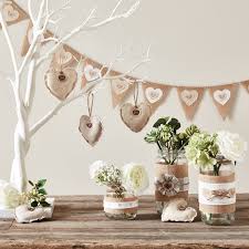 Wooden rustic table crafts wedding decor diy tag vintage centerpiece decorations. Ideas How To Make 3 Hessian Wedding Decorations