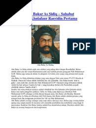 Abu bakar assidiq is on facebook. Biografi Abu Bakar As Sidiq Rahma