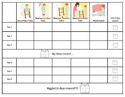 Potty Training Reward Chart Free Templates