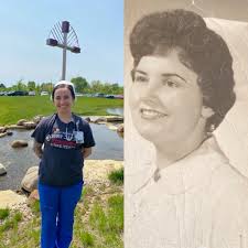 In celebration of Nurses Week and in honor of Florence Nightingale's  birthday, nurses at Mount Carmel Grove City wore throwback nursing caps  today. Medical Cardiac Intermediate nurse, Ally, donned a very special