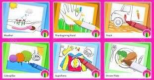 Actividades para preescolar con imágenes para trazar, rodear, pintar. Tres Plataformas Interactivas Con Actividades Para Ninos