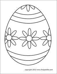 Use large egg templates as patterns and trace them onto fabric. Easter Eggs Free Printable Templates Coloring Pages Firstpalette Com