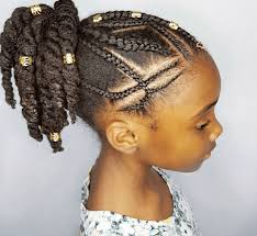 Hair glamour with a vintage twist. 43 Braid Hairstyles For Little Girls With Natural Hair