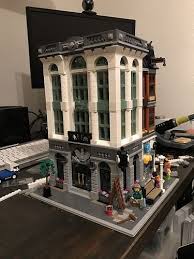 Extended Brick Bank I Tried To Make The Windows Look More Like A Unity Lego Architecture Lego Models Lego Modular