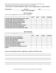 Training Evaluation Form Template Hashdoc Course Sample Forms Training Evaluation Form Evaluation Form Training Evaluation