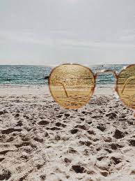 Yellow Sunglasses And Beach Beach Photography Beach Photography Poses Beach Pictures